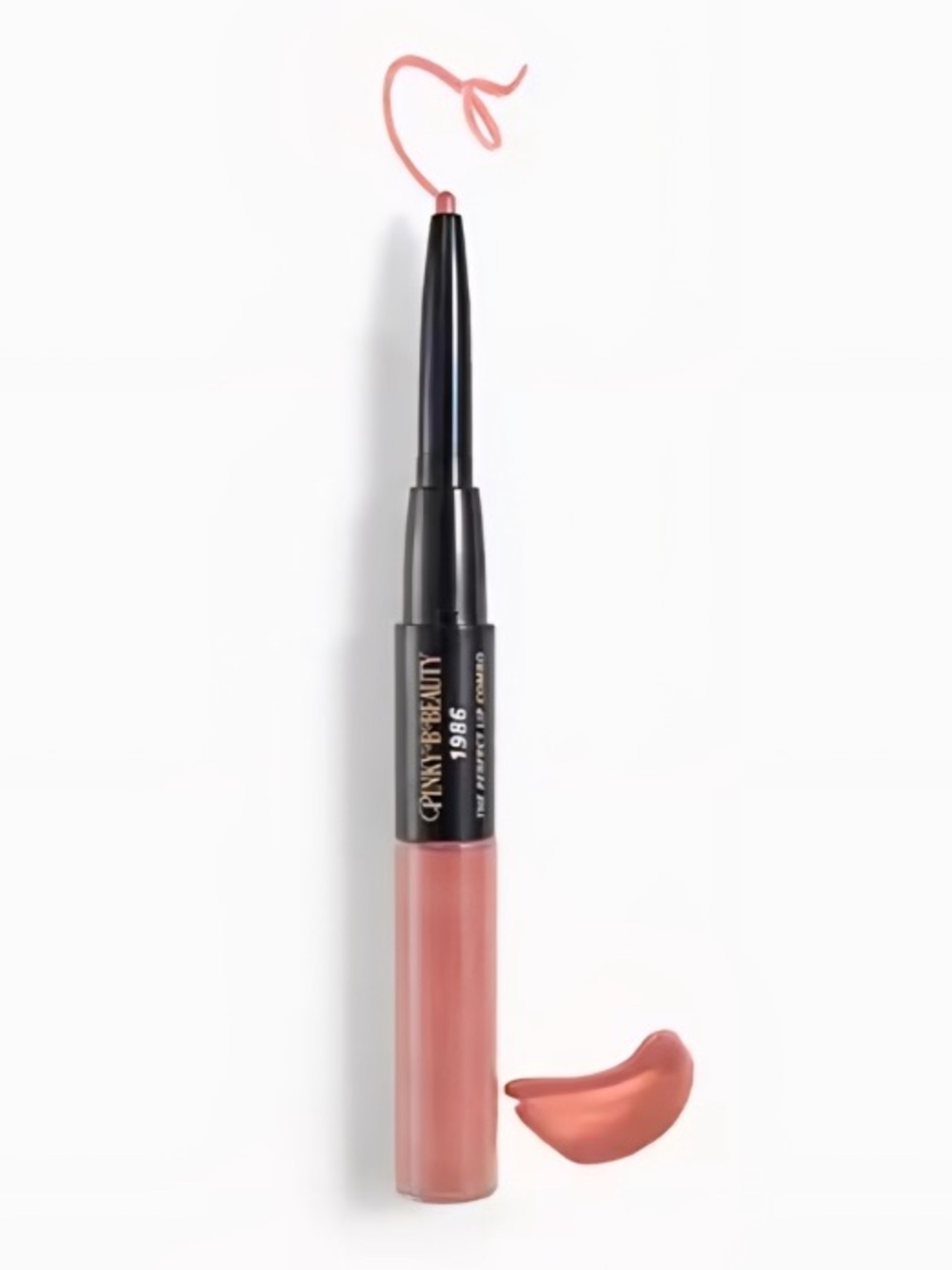 PINKY B BEAUTY The Perfect Lip Combo - 1986 (nude) Lip liner & Lip gloss Duo NEW